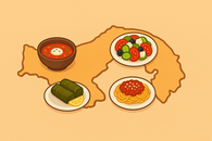 Guess the country based on its cuisine and famous dishes. A delicious challenge for foodies and geography enthusiasts alike.